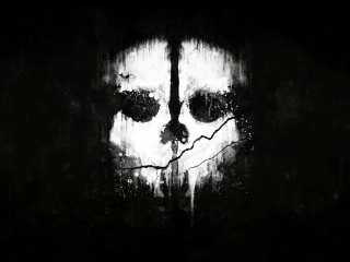 Das Call Of Duty Ghosts Mask Wallpaper 320x240