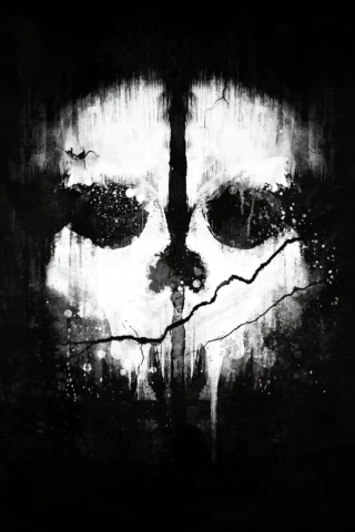 Sfondi Call Of Duty Ghosts Mask 320x480