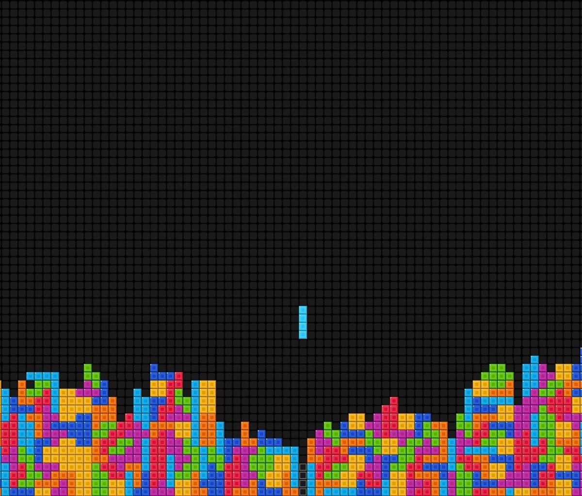 Fullscreen Tetris screenshot #1 1200x1024