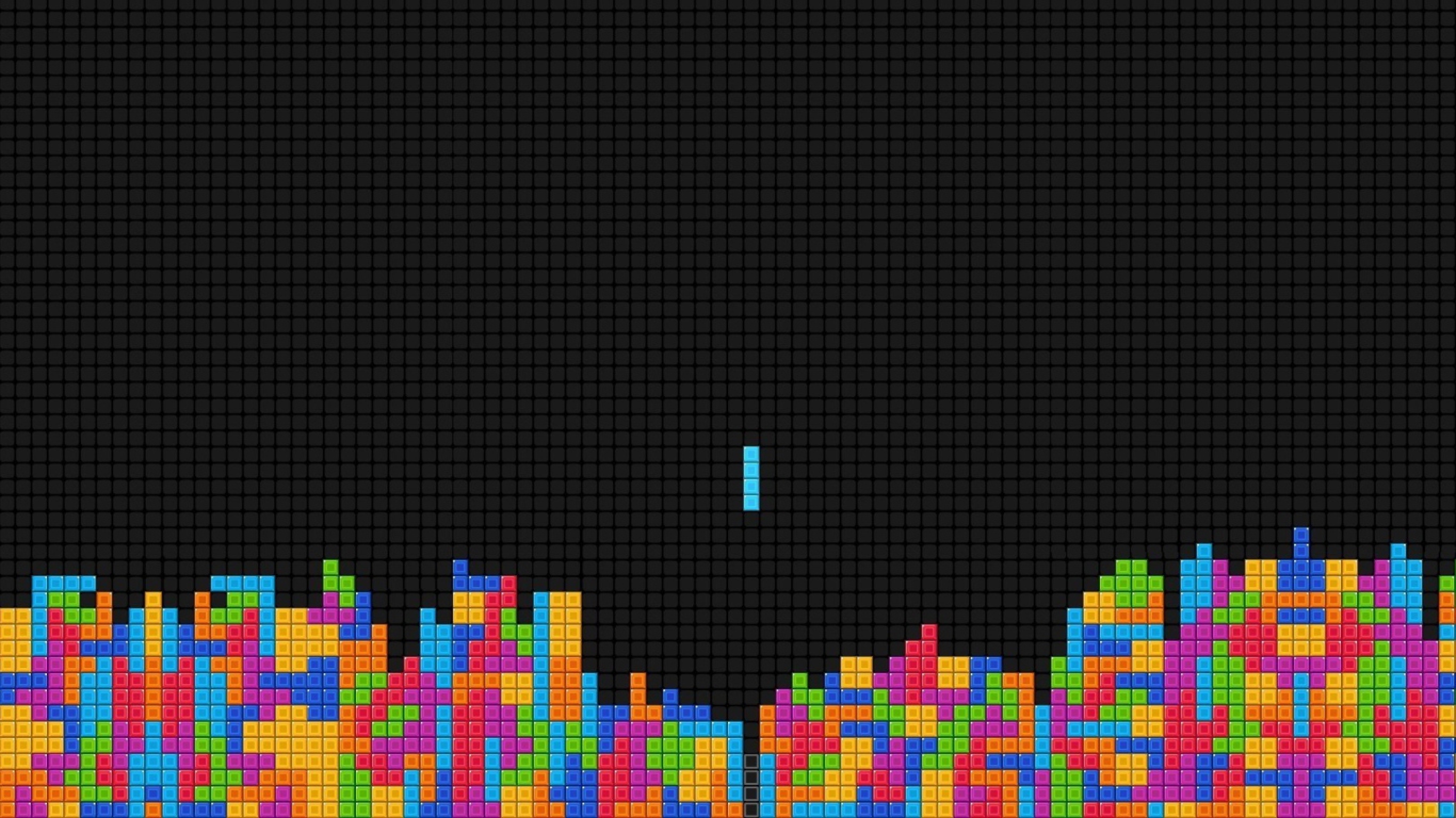 Sfondi Fullscreen Tetris 1366x768