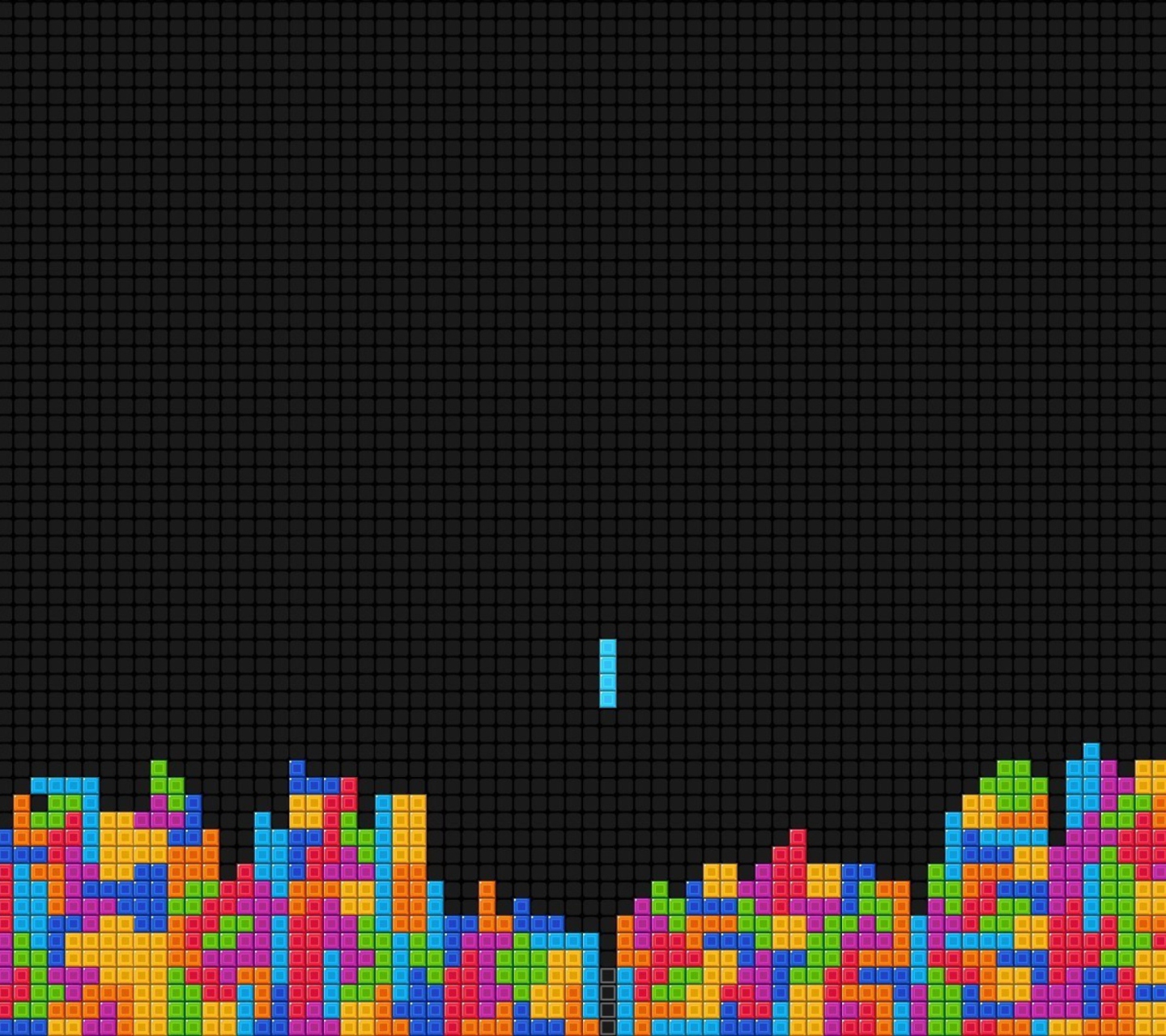 Fullscreen Tetris wallpaper 1440x1280