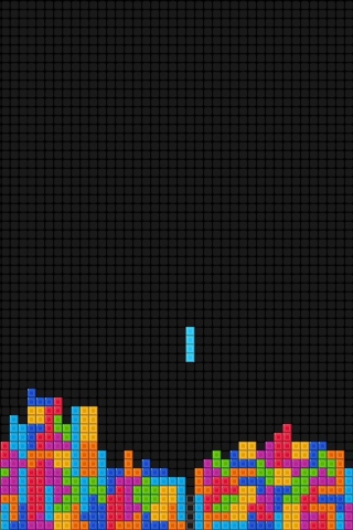 Fullscreen Tetris wallpaper 320x480