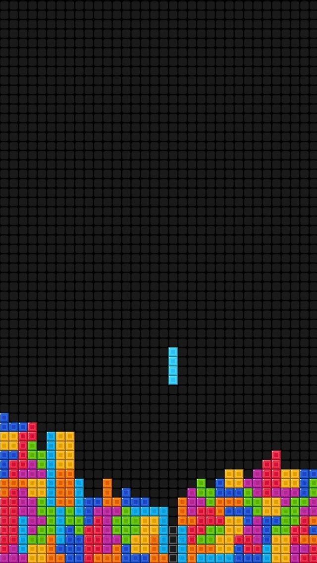 Fullscreen Tetris wallpaper 640x1136