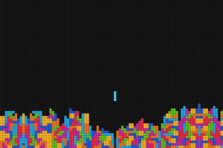 Das Fullscreen Tetris Wallpaper
