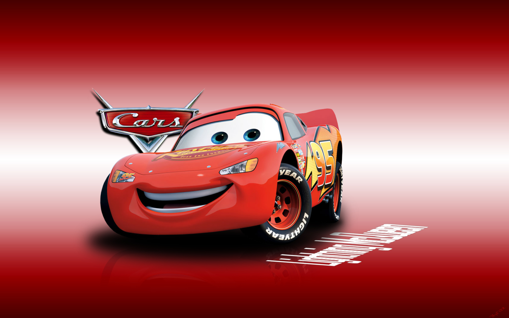 Das Mcqueen Cars Wallpaper 1680x1050