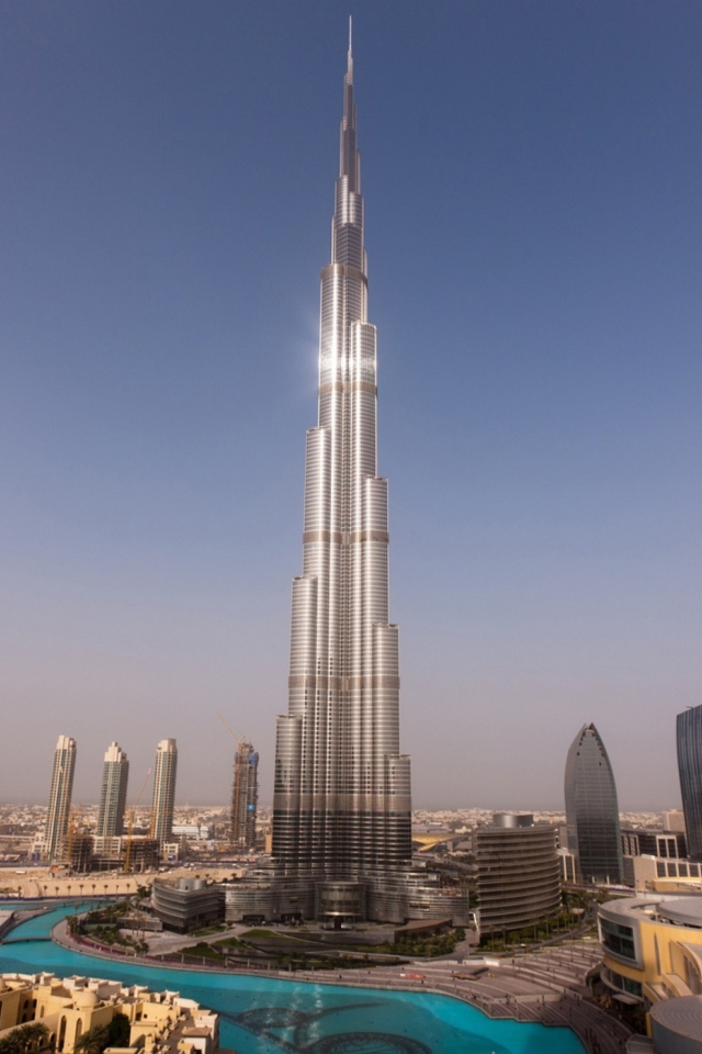 Dubai - Burj Khalifa wallpaper 640x960