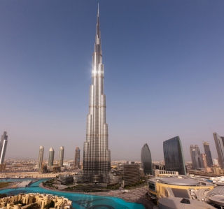 Kostenloses Dubai - Burj Khalifa Wallpaper für iPad 3