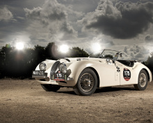 Jaguar XK120 wallpaper 220x176