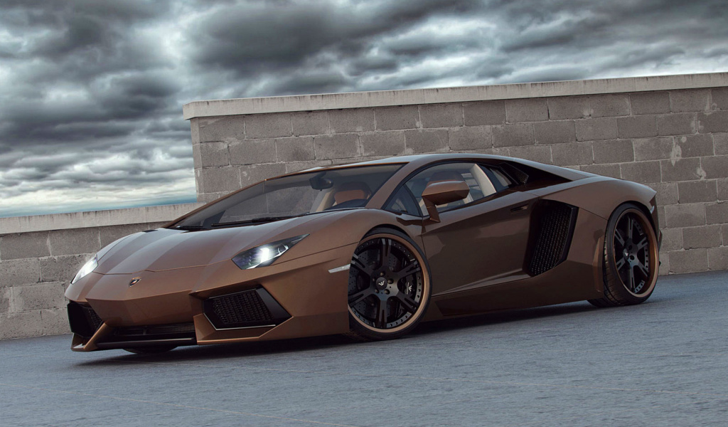 Fondo de pantalla Lamborghini Aventador LP800 1024x600