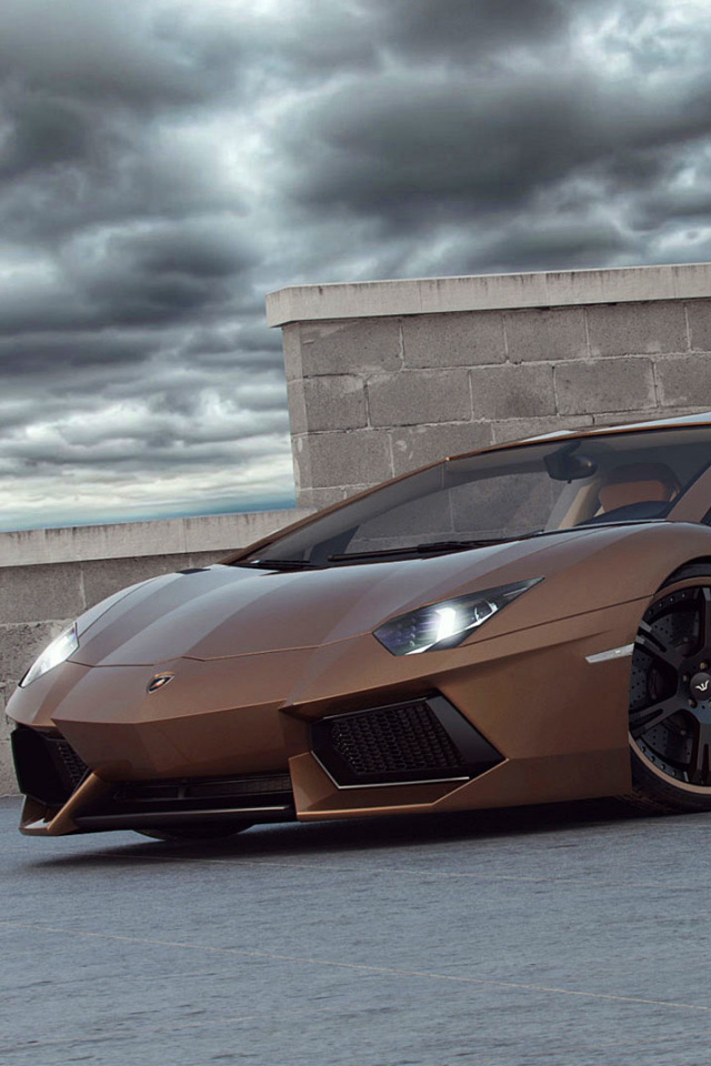 Fondo de pantalla Lamborghini Aventador LP800 640x960