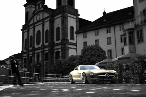 Screenshot №1 pro téma Mercedes 480x320