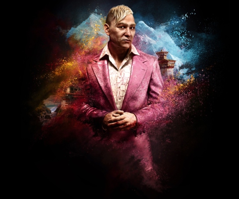 Fondo de pantalla King Pagan Min In Far Cry 4 480x400