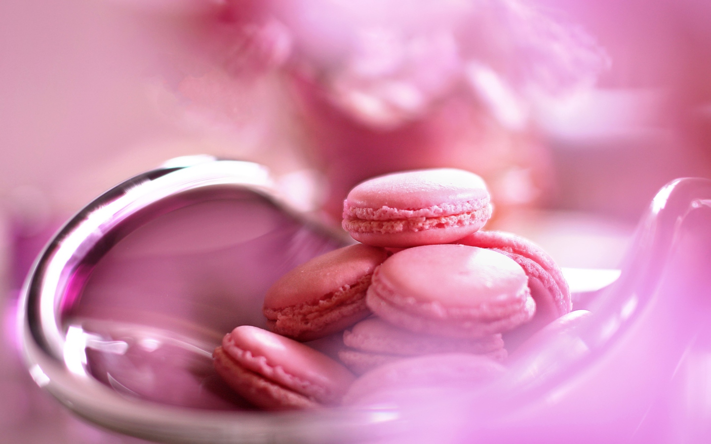 Screenshot №1 pro téma Pink Macarons 1440x900