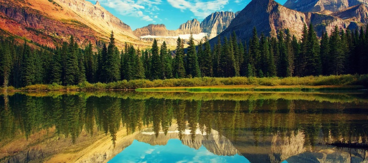 Fondo de pantalla Glacier National Park in USA 720x320