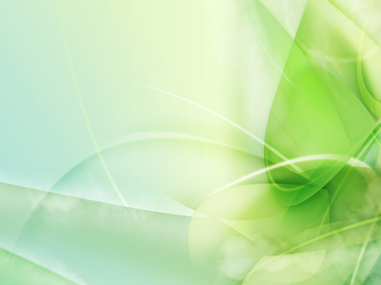 Green Leaf Abstract wallpaper 1280x960