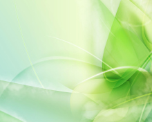 Green Leaf Abstract wallpaper 220x176