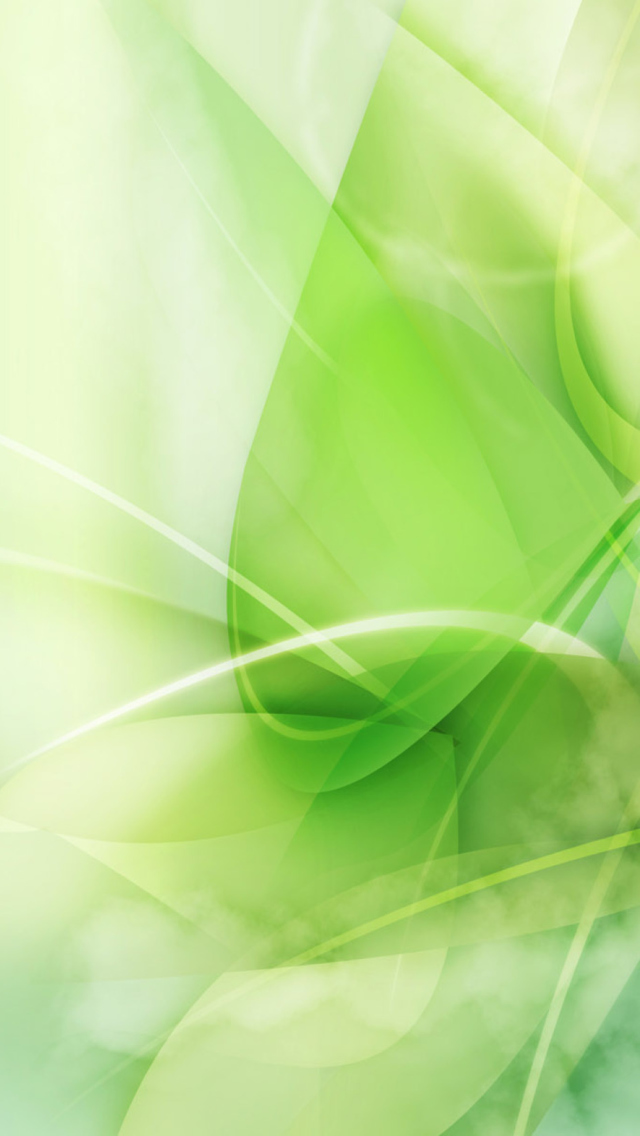 Das Green Leaf Abstract Wallpaper 640x1136