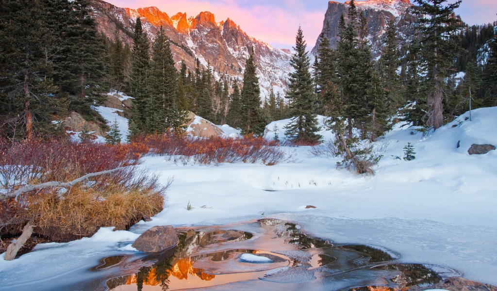 Colorado Winter Mountains screenshot #1 1024x600