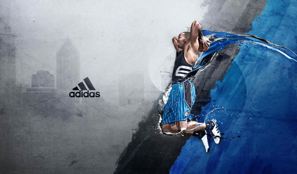 Das Dwight David Howard - Adidas Wallpaper 1024x600