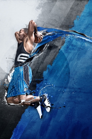 Dwight David Howard - Adidas wallpaper 320x480