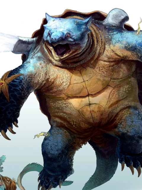 Fantastic monster turtle screenshot #1 480x640