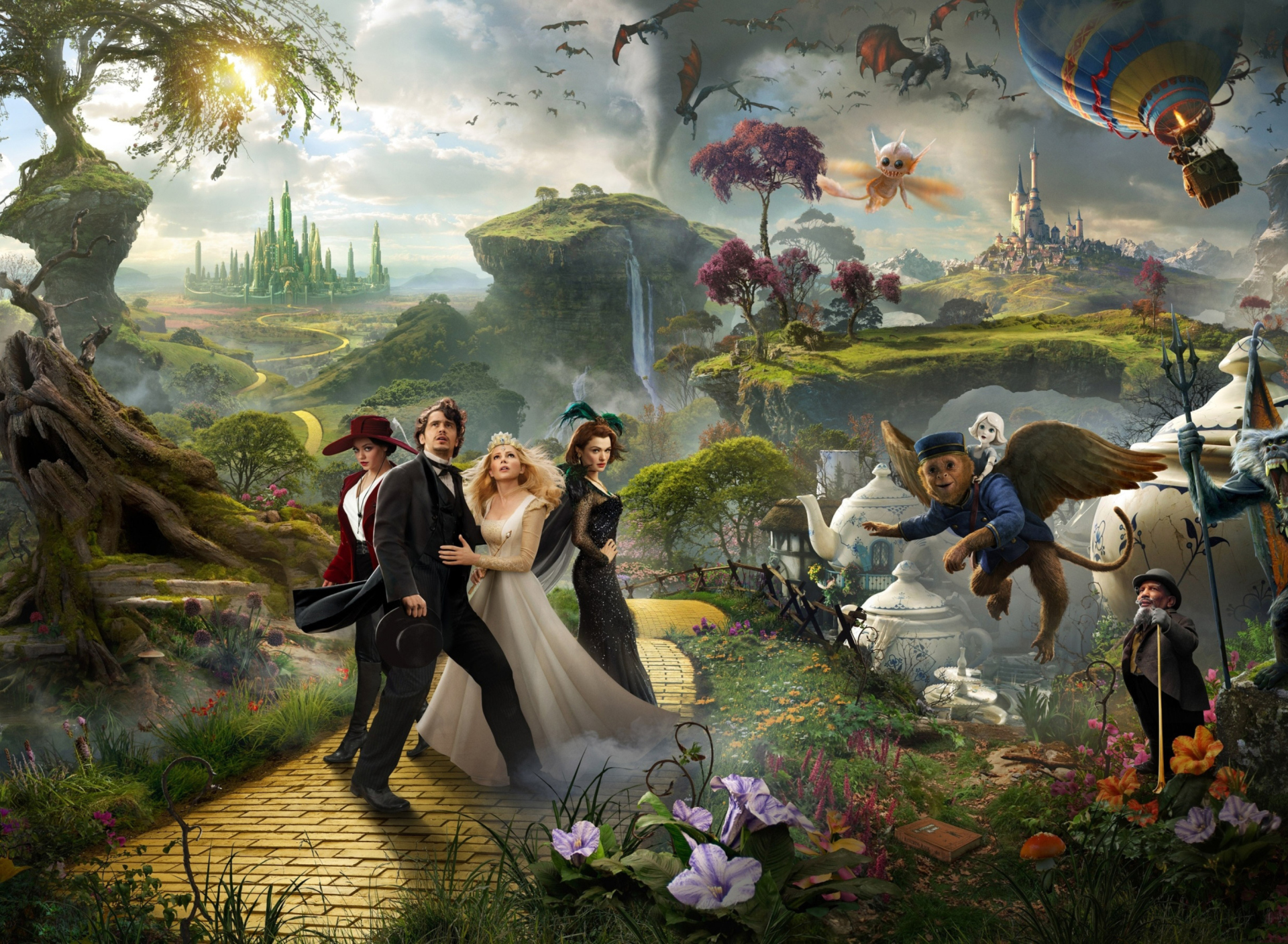 Das Oz The Great And Powerful 2013 Movie Wallpaper 1920x1408