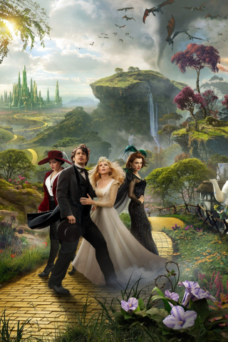 Das Oz The Great And Powerful 2013 Movie Wallpaper 320x480