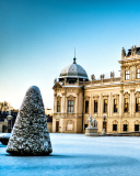 Обои Belvedere Baroque Palace in Vienna 128x160