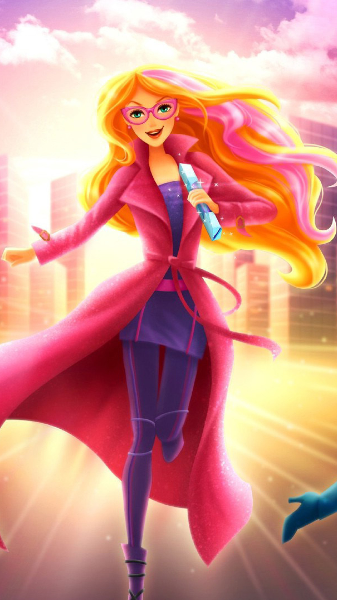 Обои Barbie Spy Squad Academy Cartoon 1080x1920