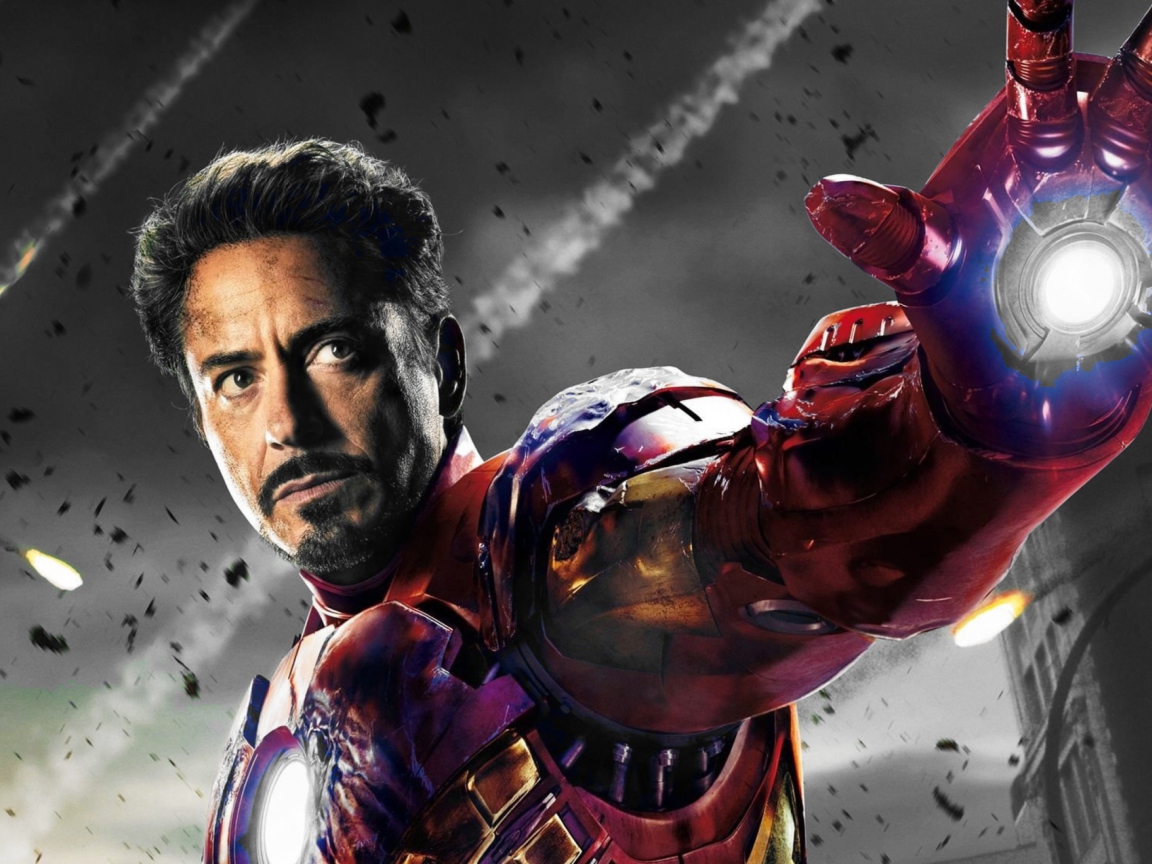 Sfondi Iron Man - The Avengers 2012 1152x864