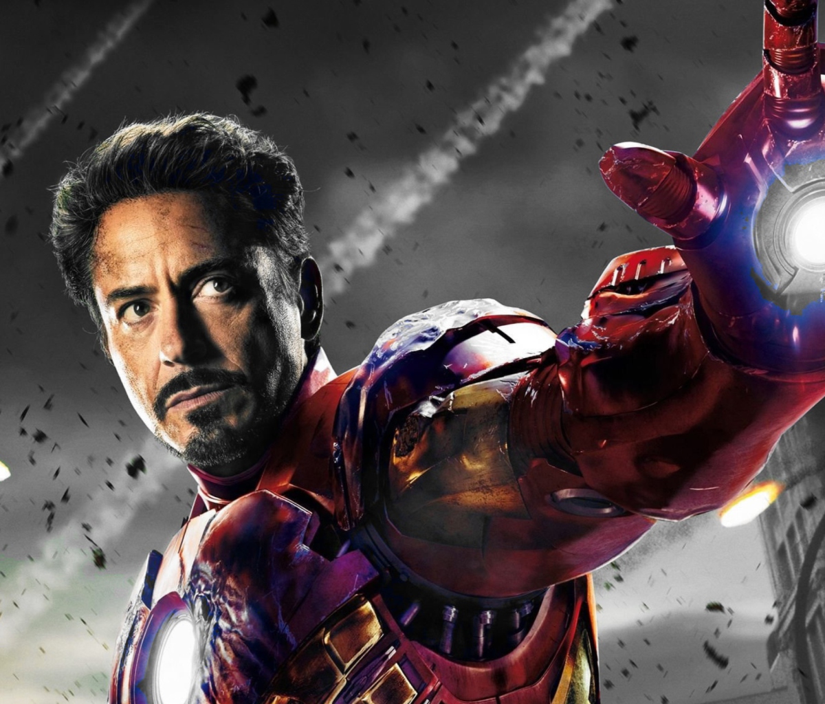 Screenshot №1 pro téma Iron Man - The Avengers 2012 1200x1024