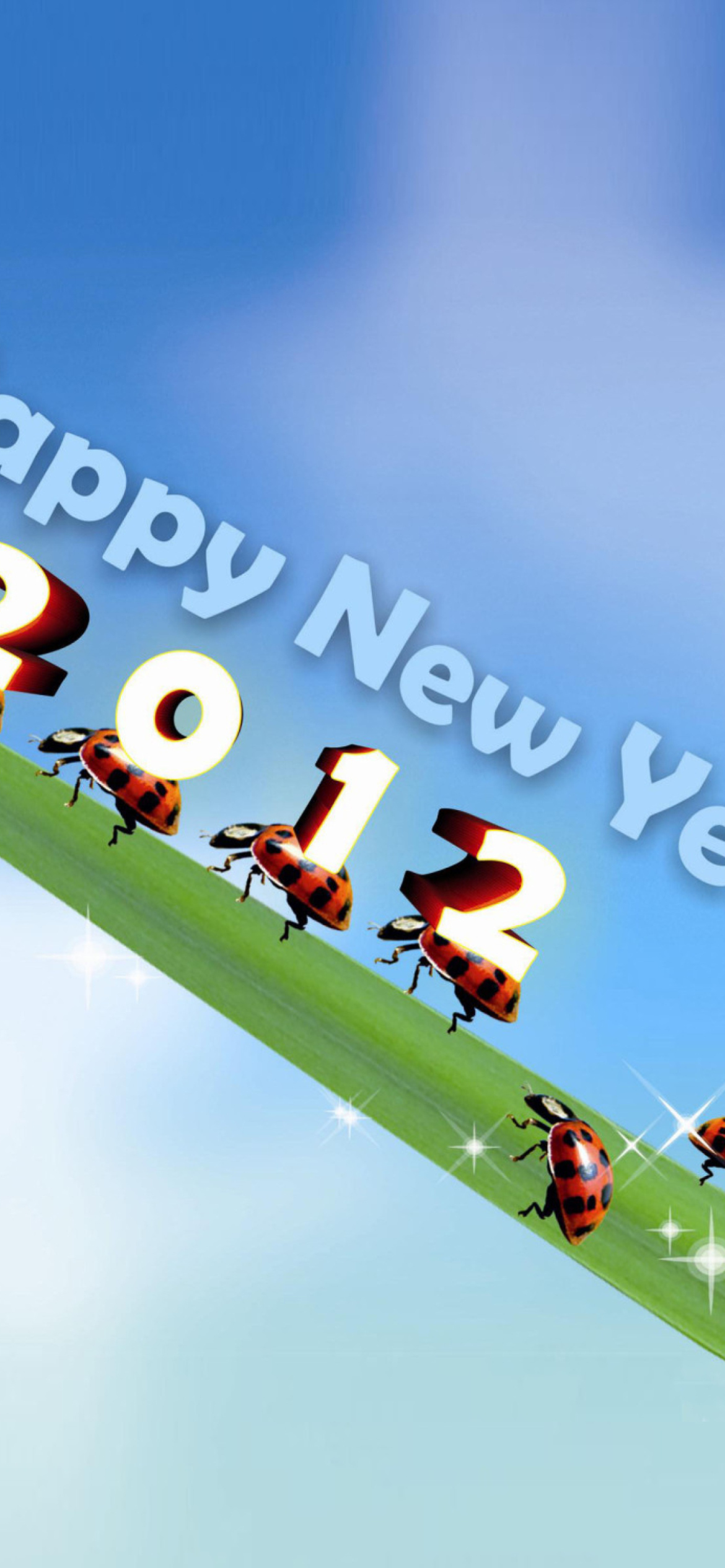 Happy New Year wallpaper 1170x2532