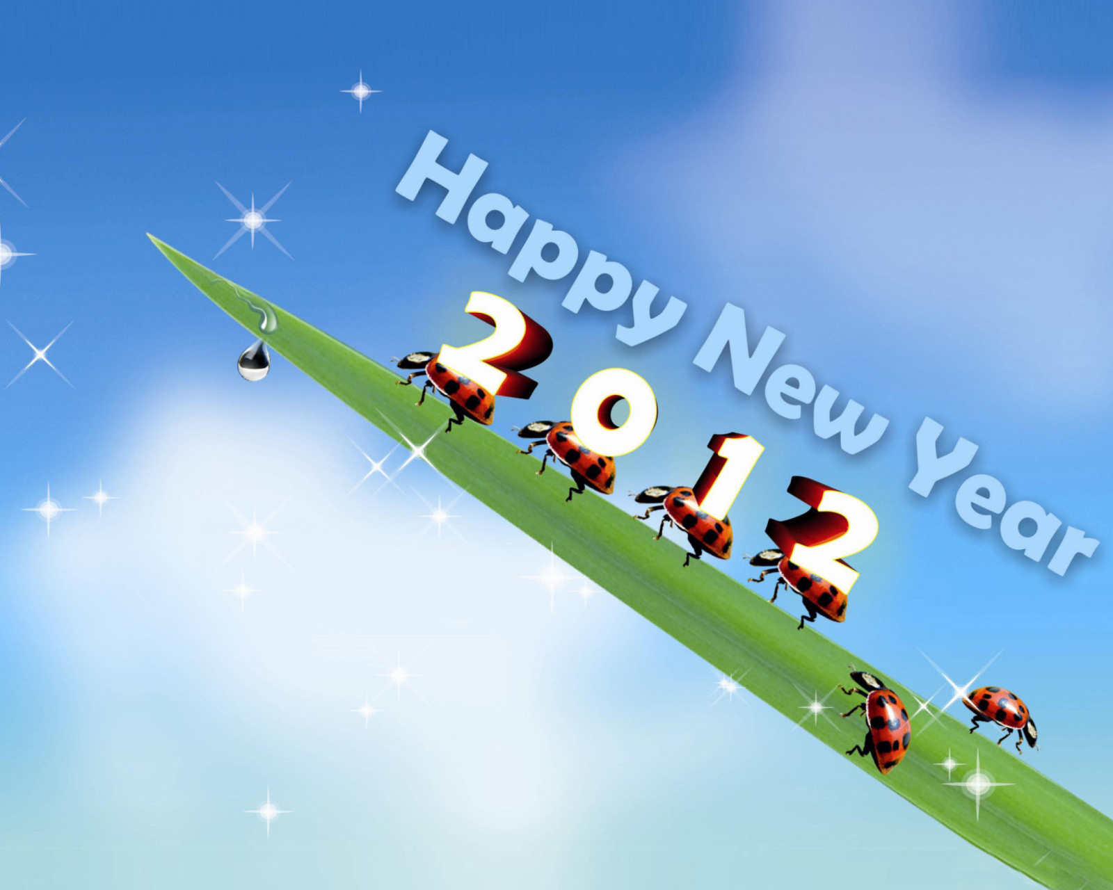 Das Happy New Year Wallpaper 1600x1280