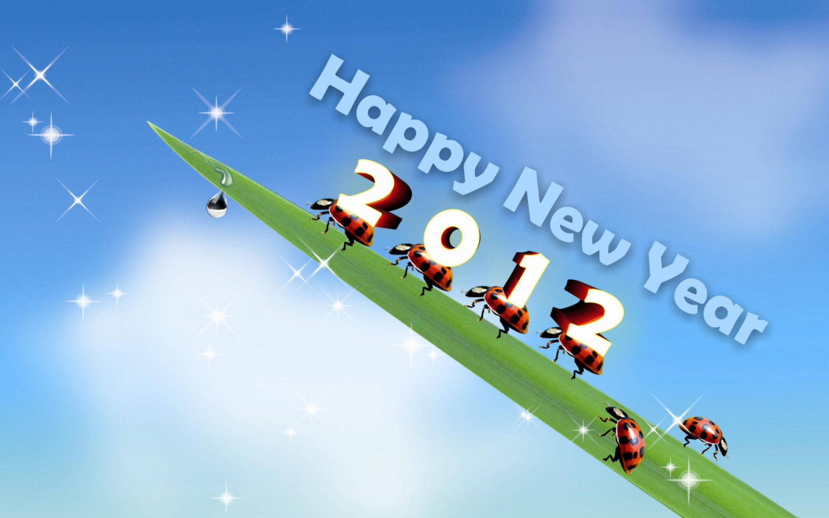 Happy New Year wallpaper 1680x1050