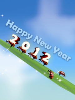 Sfondi Happy New Year 240x320