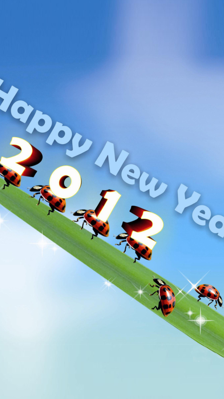 Happy New Year wallpaper 750x1334