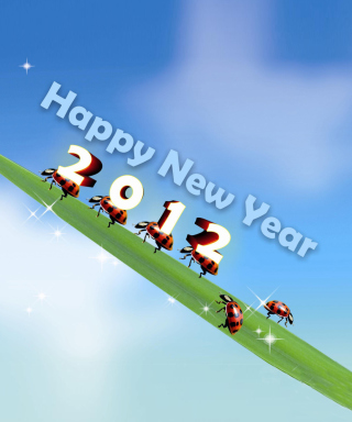 Kostenloses Happy New Year Wallpaper für Sharp GX34