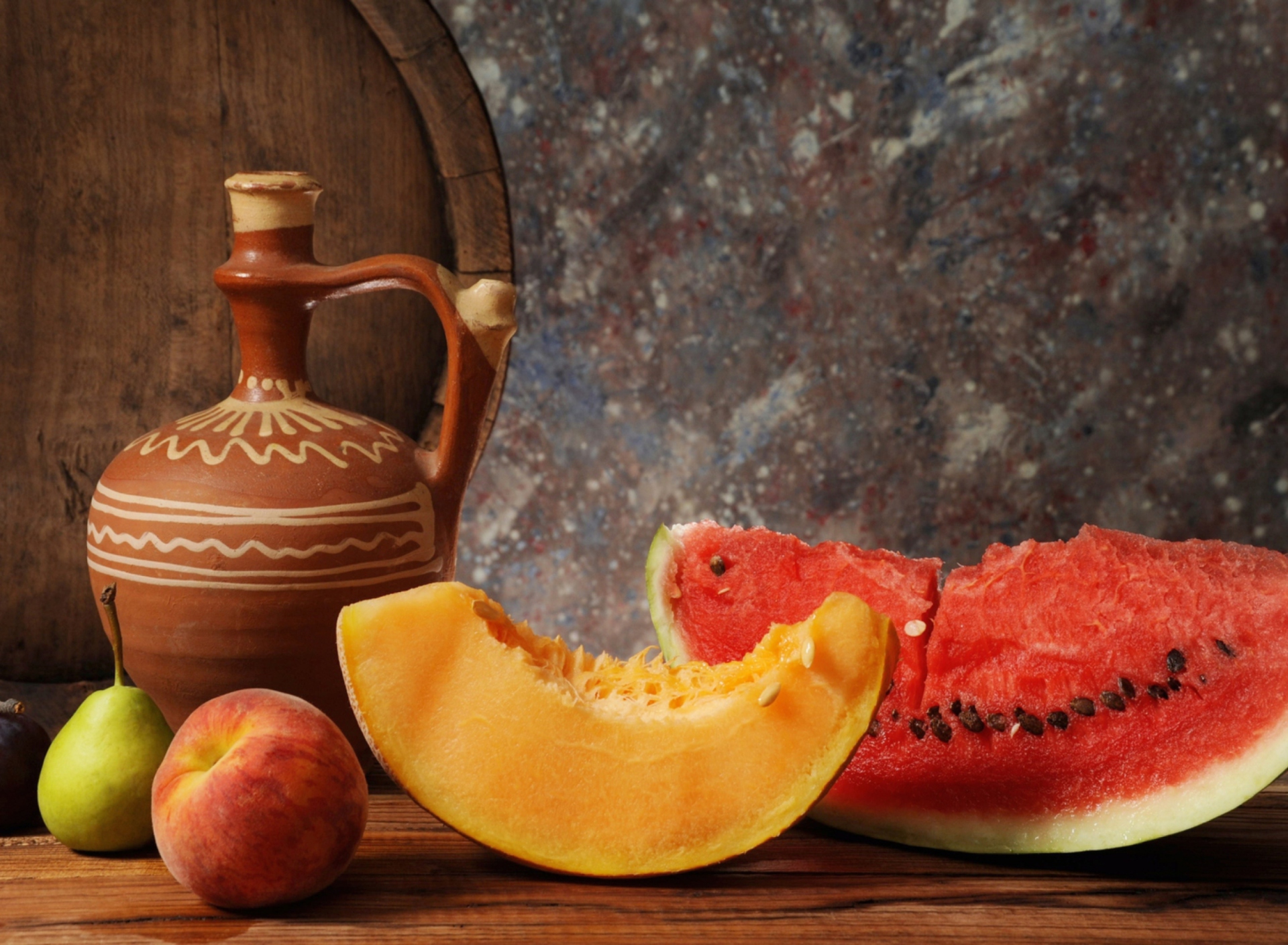 Fruits And Wine Still Life wallpaper 1920x1408