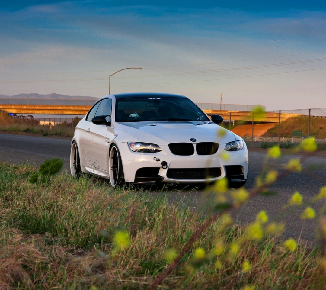 BMW M3 with Wheels 19 wallpaper 1080x960
