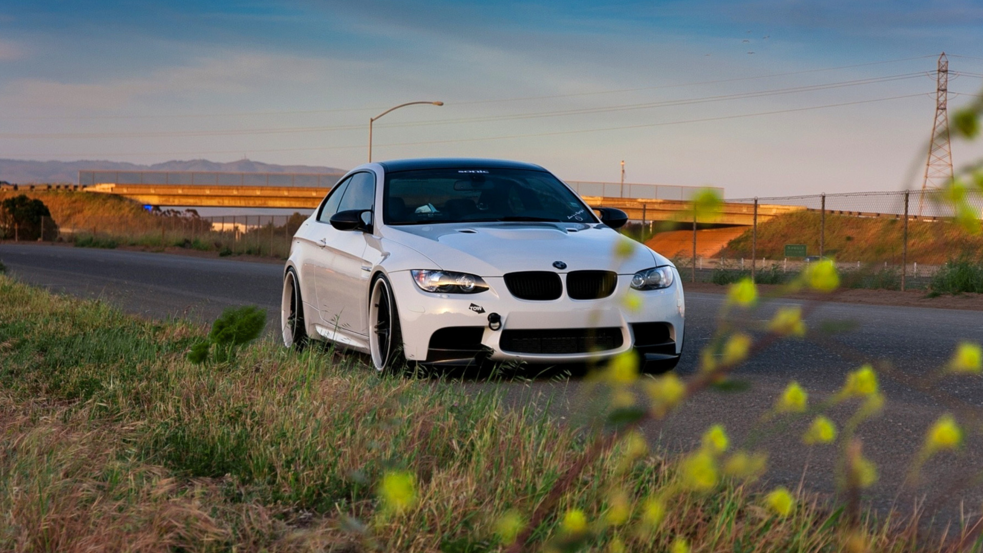 BMW M3 with Wheels 19 wallpaper 1920x1080