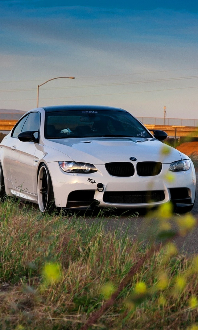 BMW M3 with Wheels 19 wallpaper 768x1280
