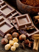 Fondo de pantalla Chocolate Nuts 132x176