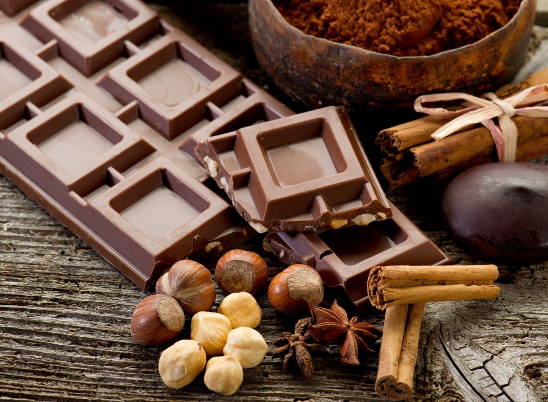 Sfondi Chocolate Nuts 1920x1408