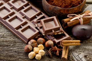 Chocolate Nuts - Fondos de pantalla gratis 