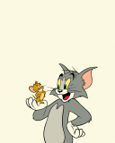 Обои Tom And Jerry 128x160