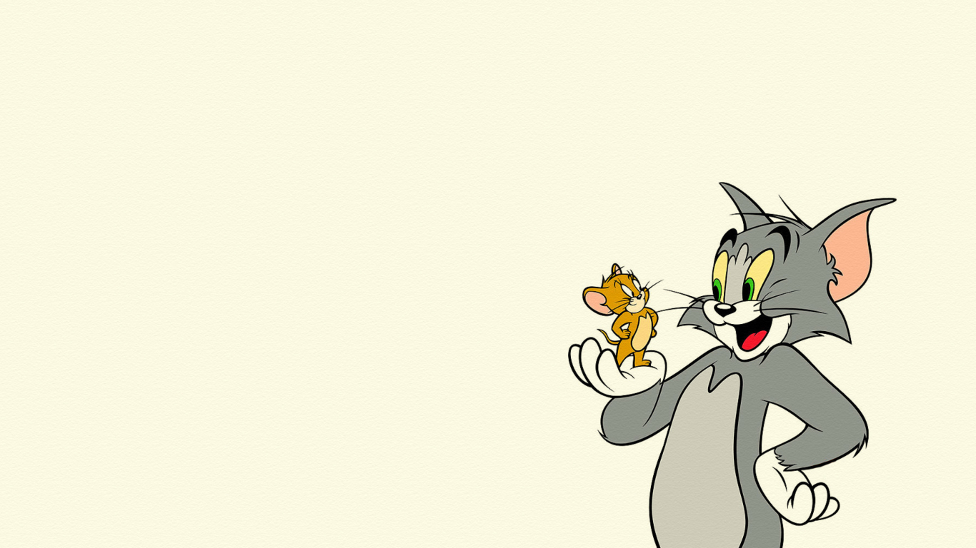 Обои Tom And Jerry 1366x768
