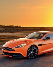 Das Aston Martin Vanquish Wallpaper 176x220