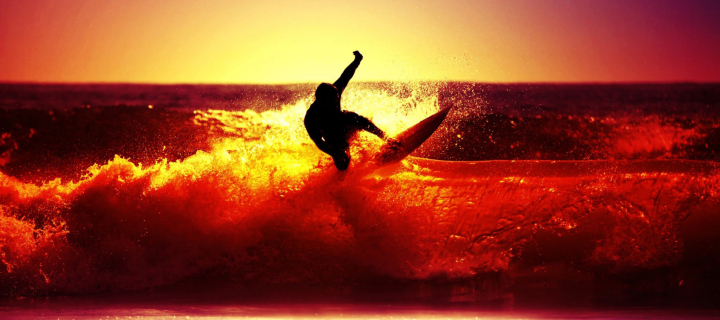 Das Surfing Wallpaper 720x320