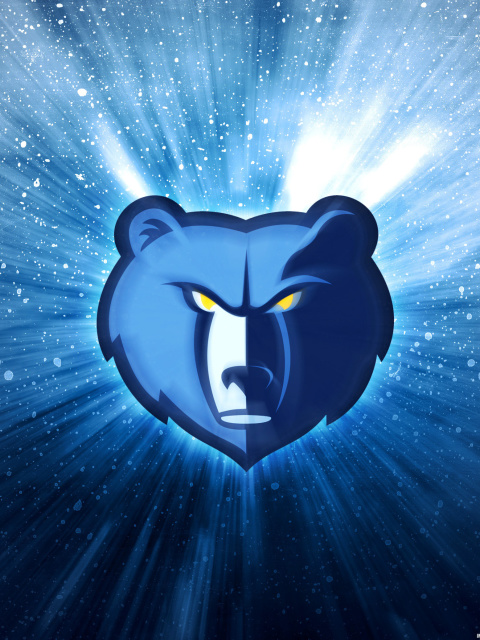 Fondo de pantalla Memphis Grizzlies Logo 480x640