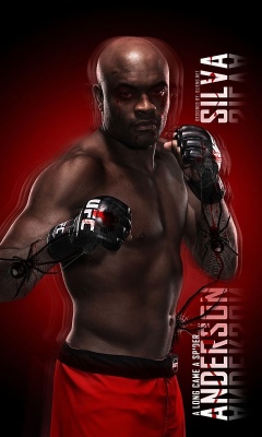 Das Anderson Silva UFC Wallpaper 240x400